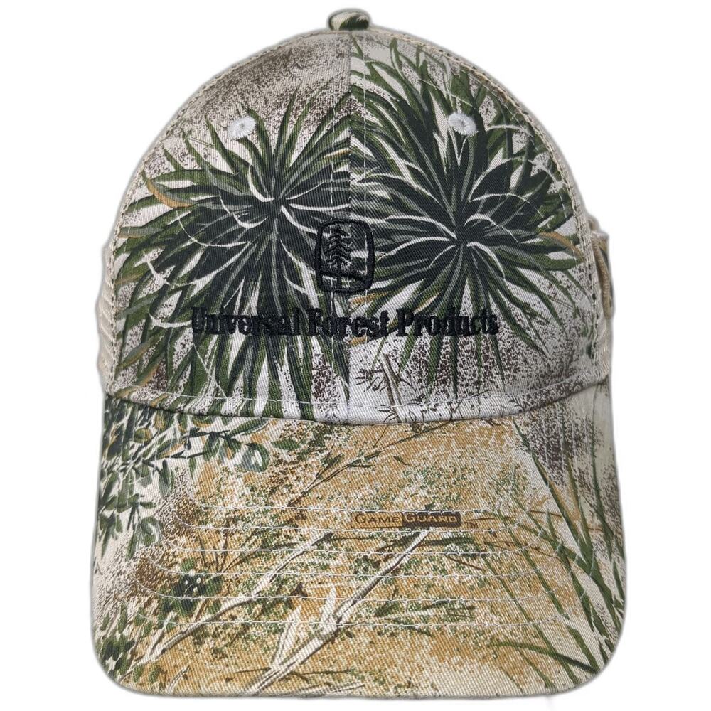 Game Guard Universal Forest Products Baseball Cap Beige Camo Mesh One Size Hat